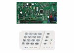 کنترل پنل بی سیم 32 زون MG5050 به همراه کی پد K636 و ریموت REM1