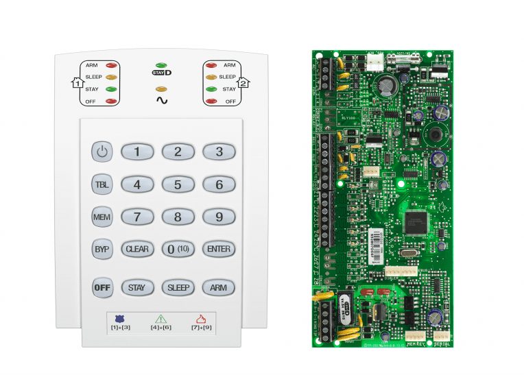 PARADOX-SP500-K10 کنترل پنل 5 زون SP5500 به همراه کی پد K10 + جعبه فلزی - تصویر 1